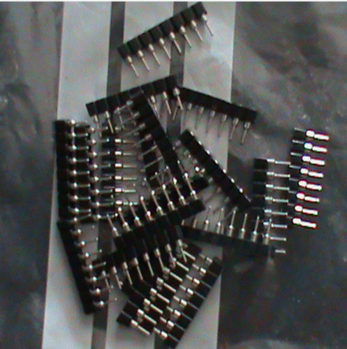 Barrette tulipe pins - barrette, 8