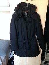 CK CALVIN KLEIN JEANS GIUBBOTTO NERO CAPPUCCIO TASCHE LUSSO ORIGINALE L