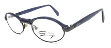 OCCHIALI DA VISTA UOMO DONNA GENNY GY 240 9253 BLU OVALE CALIBRO 50 VINTAGE