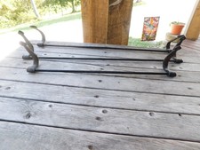 Lotto 3 porta asciugamani vintage forgiati a mano fatti a mano fabbro CABIN