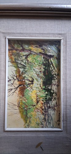 Quadro antico olio tela xx - antico, su