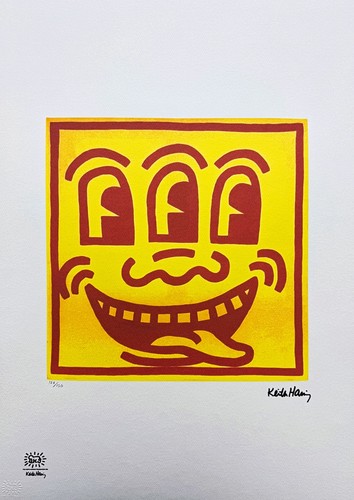 Keith haring faccia - keith,
