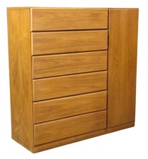 'Scova' Series Teak Wardrobe