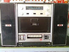 Radio d'epoca Vintage CROWNCORDER Anni '70 con Mangianastri e Casse Estraibili