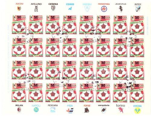 1988 minifoglio italia - 1988,