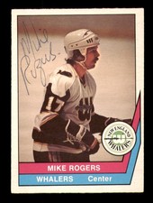 Mike Rogers Signed 1977-78