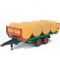 Bruder Rimorchio con 8 balle