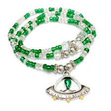 Bracciale Alieno UFO Verde