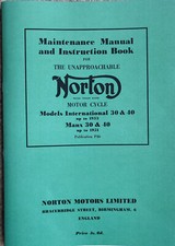 Norton Manx Manuale