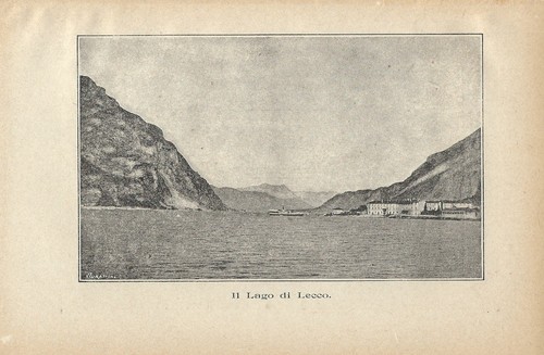 Stampa lago lecco - lago,
