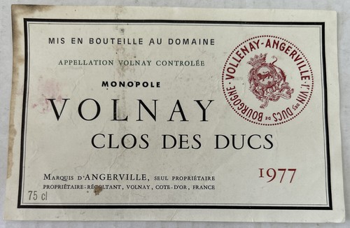 Monopole volnay clos des - monopole,