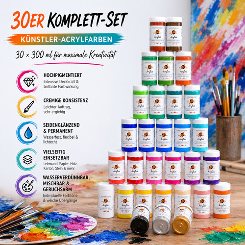 Pittura acrilica 300ml - , bella
