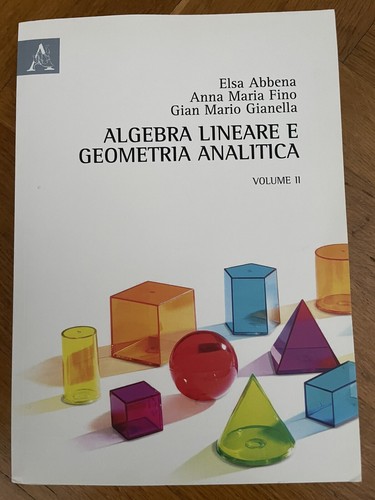 Algebra lineare geometria - algebra,