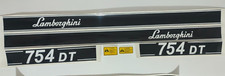 ADESIVI DECALCOMANIE LAMBORGHINI 754 DT PER TRATTORI AGRICOLI GOMMATI 754 DT