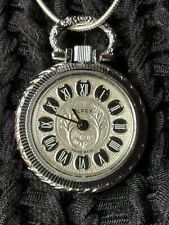 Monachina Anni 1980 Orologio Da Tasca Borsa Ciondolo Da Collo Per Donna Ragazza