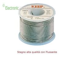 STAGNO IN ROCCHETTO 60/40 0,8mm 100gr NO-CLEAN CON FLUSSANTE