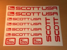 Set adesivi SCOTT USA downhill