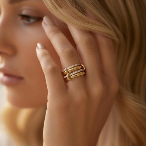 Silver gold plated - gold,