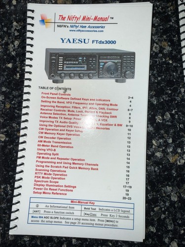 Yaesu ftdx3000 nifty mini - ftdx3000,