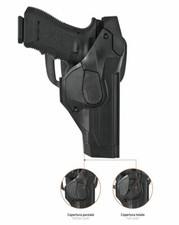 Fondina Professionale Vega Holster DCH8 in Polimero Doppia Sicura Livello 3