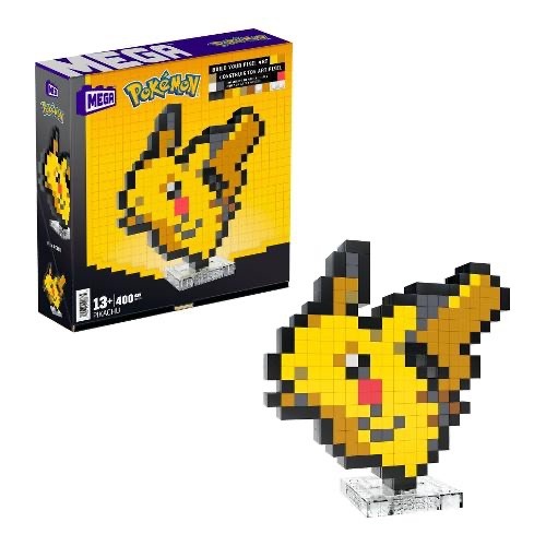Mega bloks pixel art pikachu - mega,