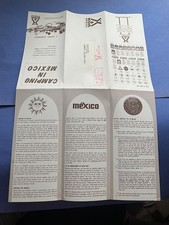 1973 BILLINGS MONTANA METER FOLDOUT AD BROCHURE CAMPING MEXICO ! KOA L@@K !!
