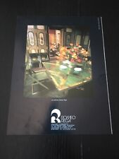 1976 ROMEO REGA MOBILI AMBIENTE TAVOLI DESIGN VINTAGE AD PUBBLICITA