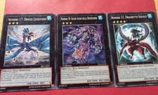 LOTTO EXTRA-DECK Yu-Gi-Oh! - 3 Carte Numero XYZ - N. 17 - 30 e 32 