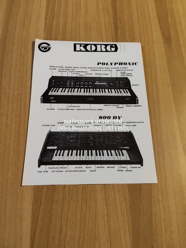 1978 korg 1000 polyphonic - 1978, &