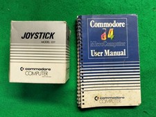 Commodore 64 istruzioni ITA e astuccio joystick - 1982