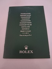 Rolex libretto Orologio