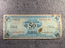 1943 italy lire - 50,