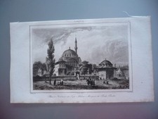 TURQUIE 1840 PLACE ET FONTAINE