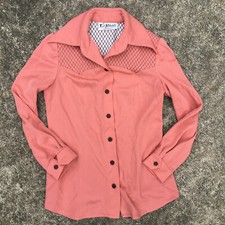 Camicia salmone donna vintage