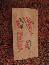 Scatola Vintage In Legno Pubblicitaria Boeri Zaini Vintage