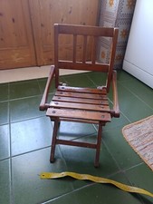 Sediolina per bambini in legno vintage