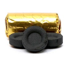 120 Carboncini alta qualità 33mm x Narghilè Incenso Turibolo carboni liturgici. 