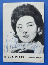 Autografo cartolina dischi - cartolina,