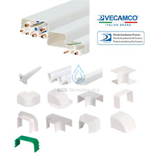 CANALINA E ACCESSOR TUBI E CAVI CLIMATIZZATORI VARIE MISURE ASTA DA 2m = 1 BARRA