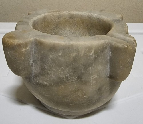 Mortaio antico marmo - mortaio,