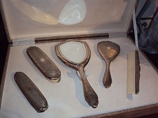 antico set toilette argento