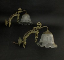✅ ANTICA COPPIA APPLIQUE LIBERTY EPOCA 900 PAIR SCONCES ANTIQUE - 4698