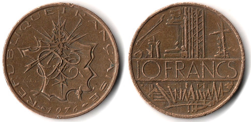 Francia francs 1976 - francs,,