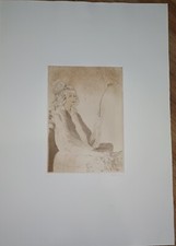 CARLO BERTE' (1939) OPERA INCISIONE ACQUAFORTE FIRMATA  NUMERATA DONNA 34,5X49CM