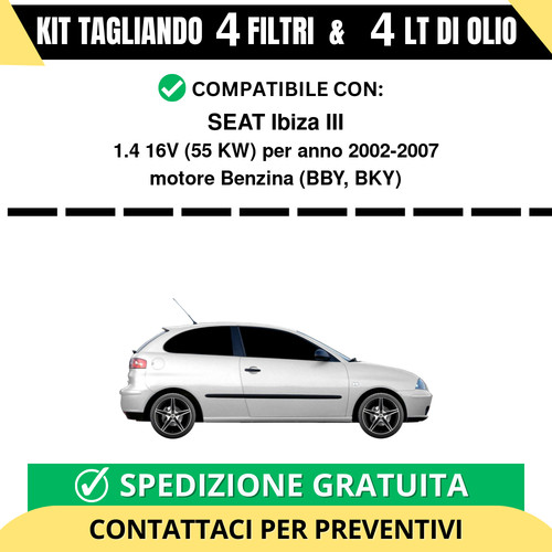 Tagliando per seat ibiza - per,