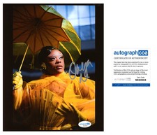 FOTO 8x10 firmata ONYA NURVE DRAG RACE DRAG QUEEN DI RUPAUL - ACOA COA