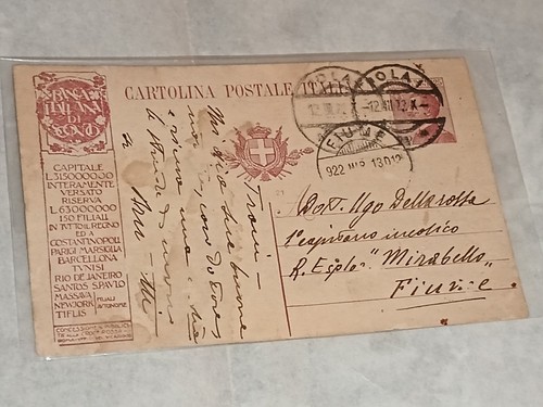Cartolina storia postale - cartolina,
