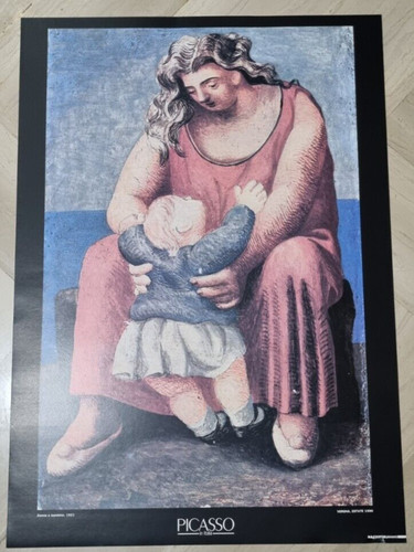 Poster picasso donna e - picasso,