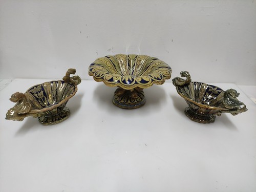 Tris alzatina ceramica - tris, lustro