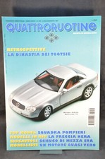 QUATTRORUOTINE N° 204 RIVISTA DI MODELLISMO ANNO 1997 MERCEDES SLK 230
